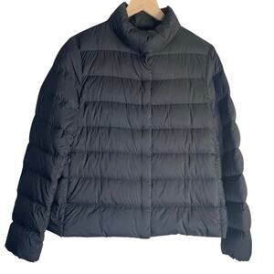 Uniqlo Women’s Black Ultra Light Down Packable Water Repellent Jacket Large